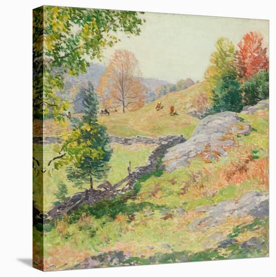 Hillside Pastures—September, 1922-Willard Leroy Metcalf-Premier Image Canvas