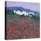 Hilltown in Tuscany-Hazel Barker-Stretched Canvas