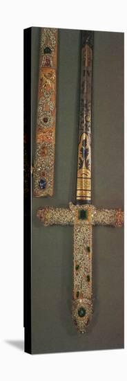 'Hilt and scabbard of the Jewelled State Sword', 1953-Unknown-Premier Image Canvas