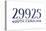 Hilton Head, South Carolina - 29925 Zip Code (Blue)-Lantern Press-Stretched Canvas