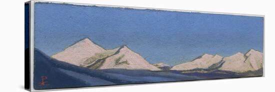Himalayas, 1944 (Tempera on Cardboard)-Nicholas Roerich-Premier Image Canvas
