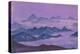 Himalayas, Album Leaf, 1934 (Tempera on Paper)-Nicholas Roerich-Premier Image Canvas