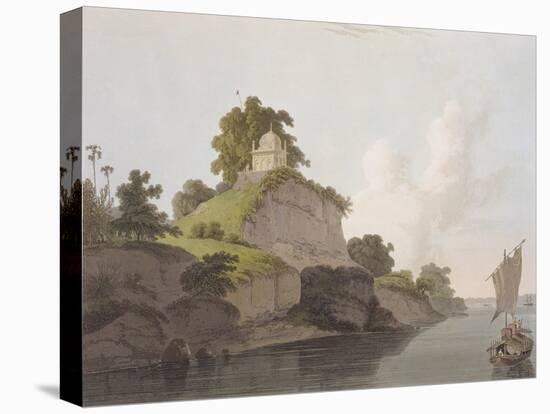 Hindoo Temple Near Currah, on the River Ganges-Thomas Daniell-Premier Image Canvas