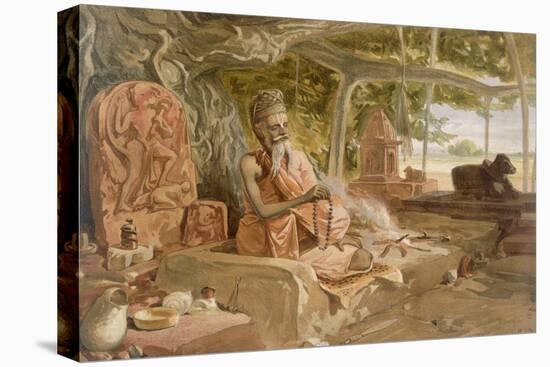 Hindu Fakir, from 'India Ancient and Modern', 1867 (Colour Litho)-William 'Crimea' Simpson-Premier Image Canvas