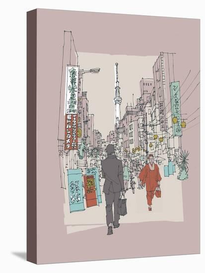Hinterland Tokyo-Ken Hurd-Stretched Canvas