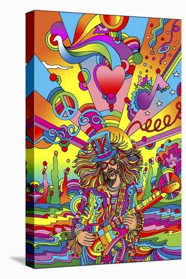 Hippie Musician 3-Howie Green-Premier Image Canvas