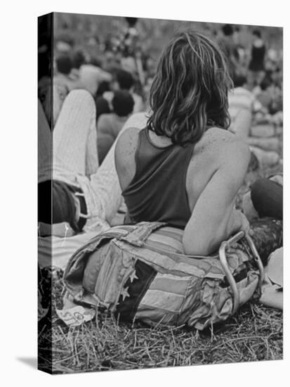 Hippies at Woodstock Music Festival-null-Premier Image Canvas