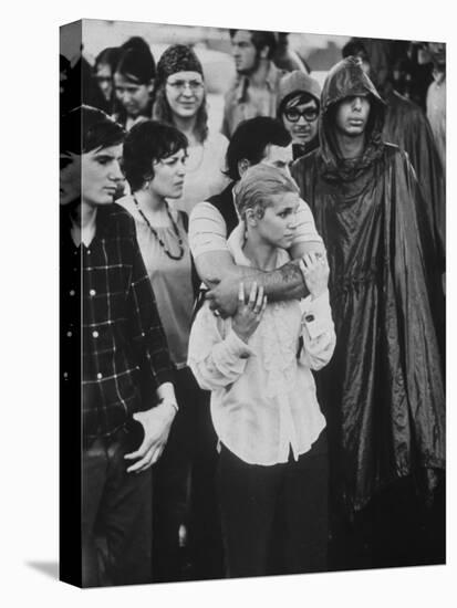 Hippies in Audience at Woodstock Music Festival-Bill Eppridge-Premier Image Canvas