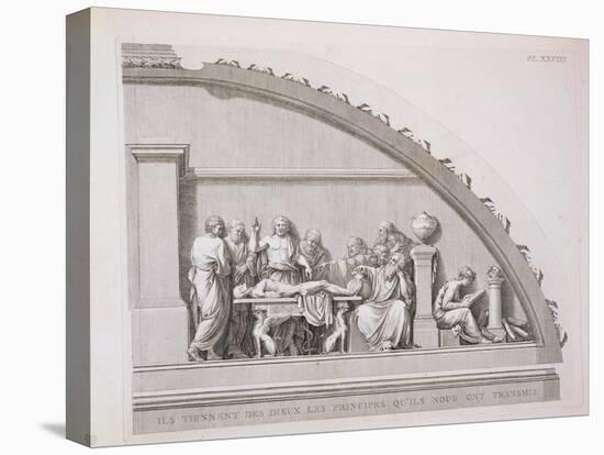 Hippocrates Teaching, from "A Description of the School of Surgery in Paris," Published 1780-null-Premier Image Canvas