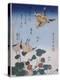 Hirondelle et pie sur fraisier et bégonia-Katsushika Hokusai-Premier Image Canvas