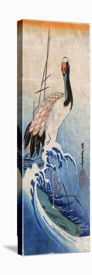 Hiroshige: Crane, C. 1834-Ando Hiroshige-Premier Image Canvas