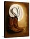His Boots and Hat-Judith Durr-Stretched Canvas