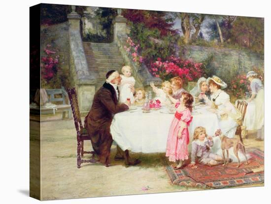 His First Birthday-Frederick Morgan-Premier Image Canvas