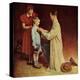 His First Day at School-Norman Rockwell-Premier Image Canvas