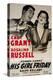 His Girl Friday, 1940-null-Stretched Canvas