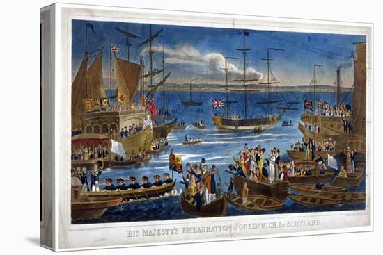 His Majesty's Embarkation at Greenwich, for Scotland, 1822-John Chapman-Premier Image Canvas