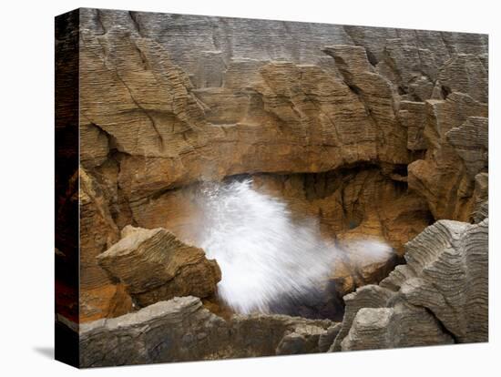 Historic Bridge over Fox River, near Paparoa National Park, West Coast, South Island, New Zealand-David Wall-Premier Image Canvas