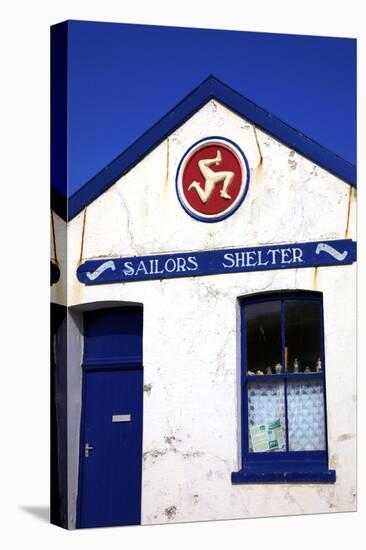 Historic Building, Peel, Isle of Man, Europe-Neil Farrin-Premier Image Canvas