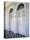 Historic District Doors with Stucco Decor and Tiled Floor, Puerto Rico-Michele Molinari-Premier Image Canvas