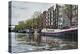 Historic Houses and Boats Along a Canal, Netherlands-Sheila Haddad-Premier Image Canvas