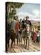 Historic Meeting at Teano Between Victor Emmanuel II and Garibaldi, 1860-Tancredi Scarpelli-Premier Image Canvas