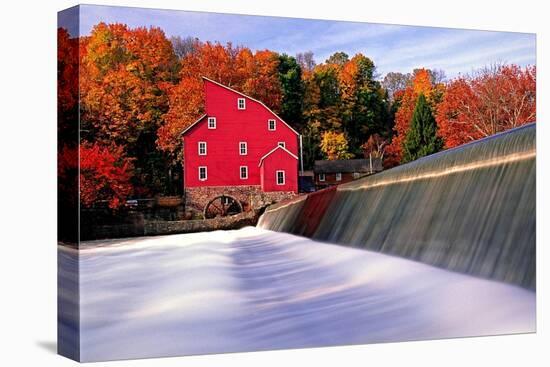 Historic Red Mill, Clinton, New Jersey-George Oze-Premier Image Canvas