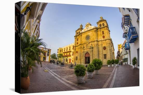 Historic Santuario and Iglesia de San Pedro Claver, Cartagena, Colombia.-Jerry Ginsberg-Premier Image Canvas