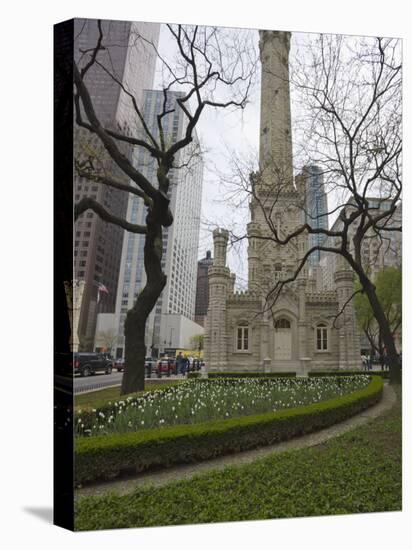 Historic Water Tower, North Michigan Avenue, Chicago, Illinois, USA-Amanda Hall-Premier Image Canvas
