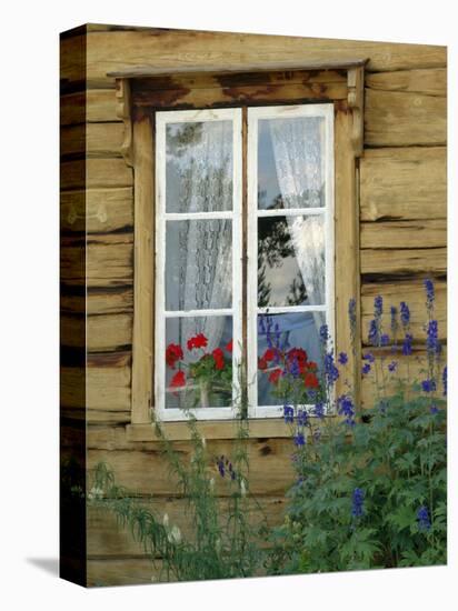 Historic Wooden Buildings, Open Air Museum Near Bardufoss, Norway-Gary Cook-Premier Image Canvas