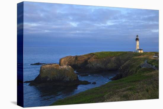 Historic Yaquina Head Lighthouse, Newport, Oregon, USA-Rick A. Brown-Premier Image Canvas