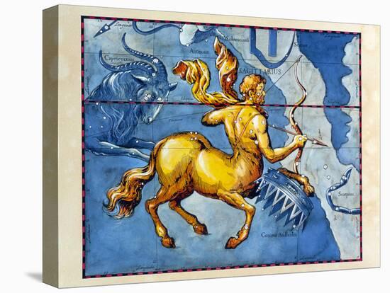 Historical Art of the Constellation of Sagittarius-Detlev Van Ravenswaay-Premier Image Canvas