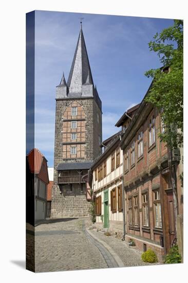 Historical Old Town in Quedlinburg, Saxony-Anhalt-Uwe Steffens-Premier Image Canvas