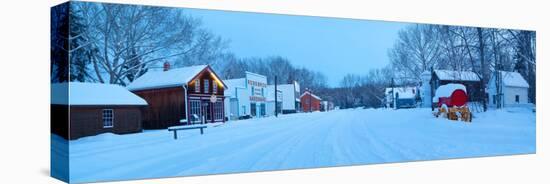 Historical Re-Creation of the Main Street of a Small Town, Fort Edmonton Park, Edmonton-null-Premier Image Canvas