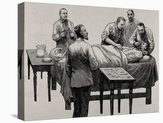 History of Medicine, Chloroform Anesthesia, 19th Century-null-Premier Image Canvas