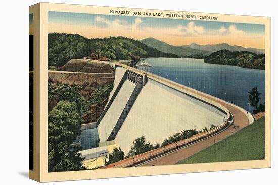Hiwassee Dam, Western North Carolina-null-Stretched Canvas