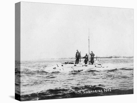 HM Submarine No1, C1908-null-Premier Image Canvas