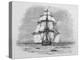 Hms Beagle Among Porpoises Charles Darwin's Research Ship-R.t. Pritchett-Premier Image Canvas