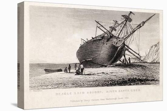 HMS Beagle Ship Laid Up Darwin's Voyage-Stewart Stewart-Premier Image Canvas