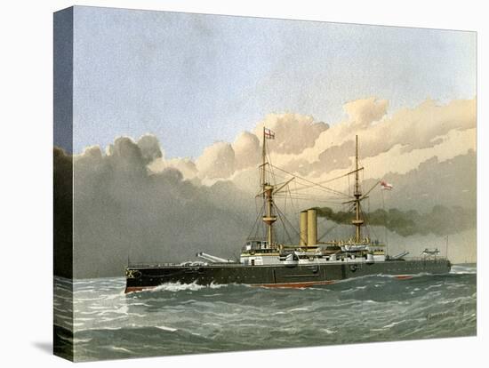 HMS Royal Sovereign, Royal Navy 1st Class Battleship, C1890-C1893-William Frederick Mitchell-Premier Image Canvas