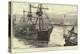 HMS Sultan Off Ras-El-Tin, or Lighthouse Fort, Alexandria-William Heysham Overend-Premier Image Canvas