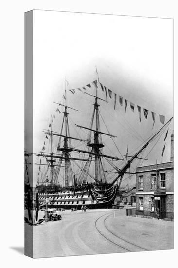 HMS Victory, Portsmouth, Hampshire, Early 20th Century-Wright & Logan-Premier Image Canvas
