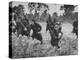 Hoa Hao Women's Troops Training for Jungle War with Sabers, in French Indo China-null-Premier Image Canvas