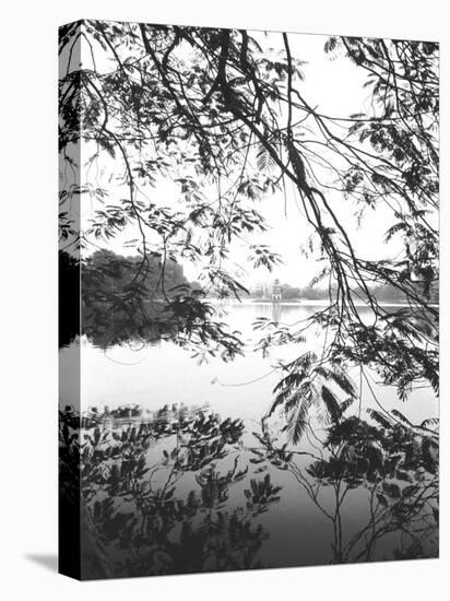 Hoan Kiem Lake View, Hanoi, Vietnam-Walter Bibikow-Premier Image Canvas