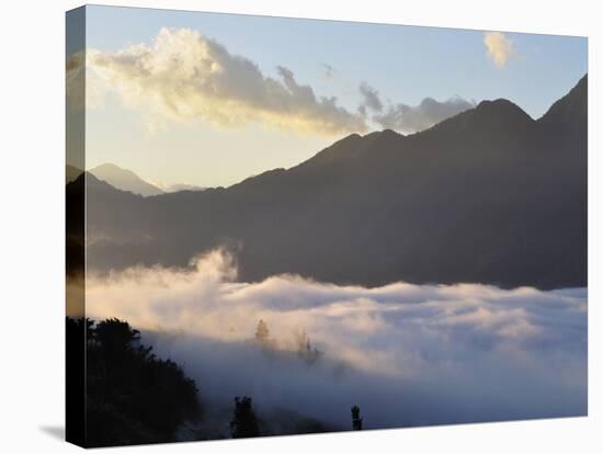 Hoang Lien Mountains and Morning Fog in Sapa Valley, Sapa, Vietnam, Indochina, Southeast Asia, Asia-Jochen Schlenker-Premier Image Canvas