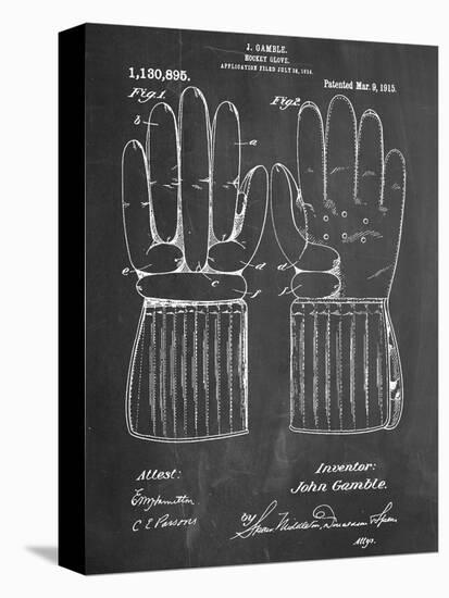 Hockey Glove Patent-null-Stretched Canvas