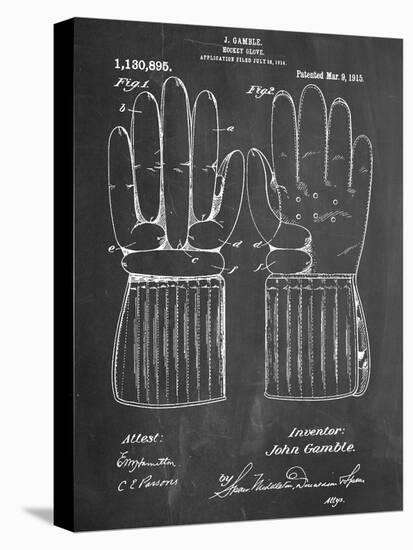 Hockey Glove Patent-null-Stretched Canvas