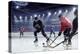 Hockey Match at Rink . Mixed Media-Sergey Nivens-Premier Image Canvas