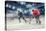 Hockey Match at Rink . Mixed Media-Sergey Nivens-Premier Image Canvas