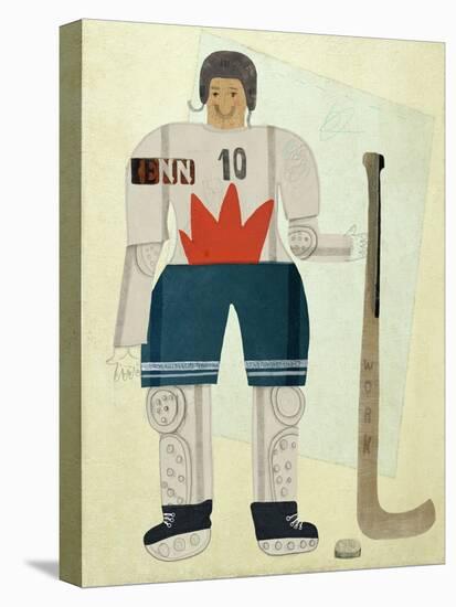 Hockey Player-Dmitriip-Stretched Canvas
