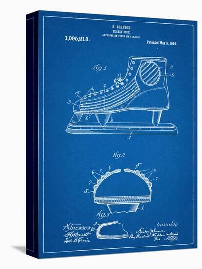 Hockey Shoe Patent-null-Stretched Canvas